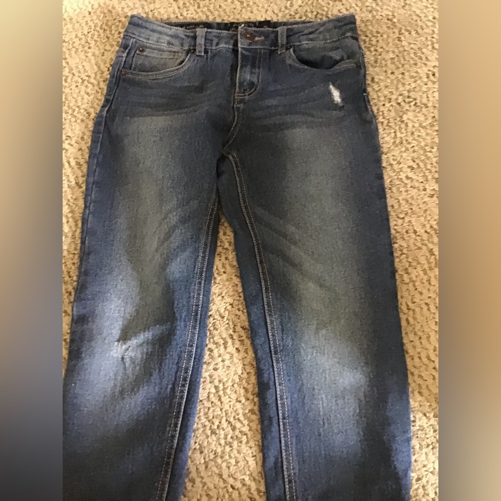 Girls Size 12 cuffed denim jeans Lucky Brand